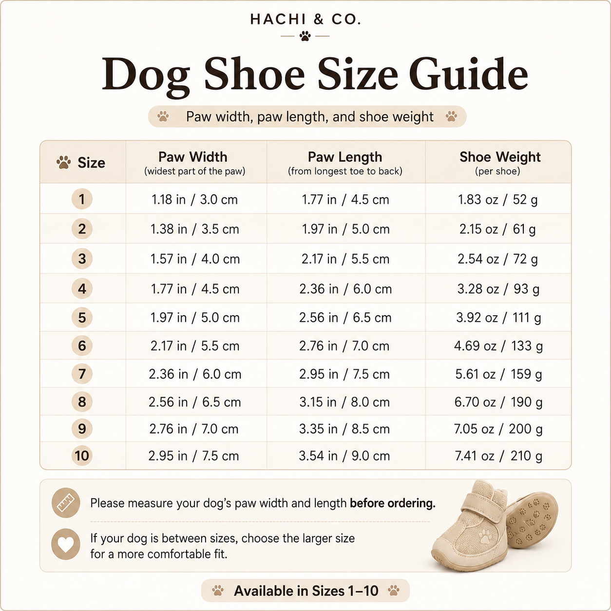 Hachi & Co. Glow-in-the-Dark Dog Shoes — Set of 4