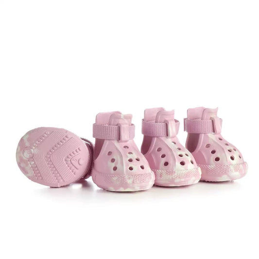 Hachi & Co. Glow-in-the-Dark Dog Shoes — Set of 4