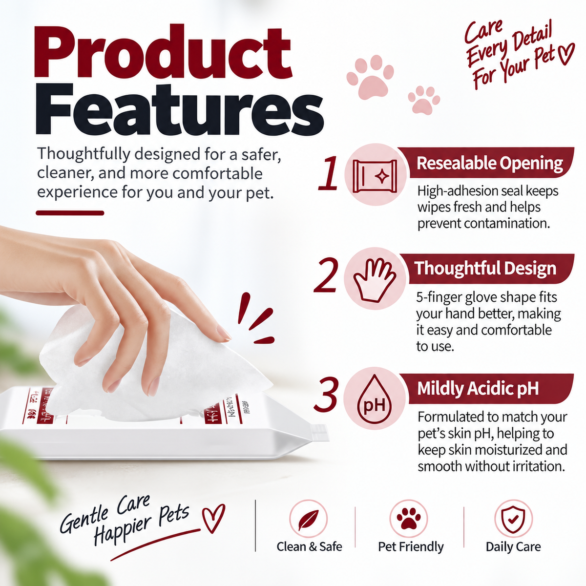 PawFresh™ Pet Cleaning Gloves — 3-Pack Starter Bundle